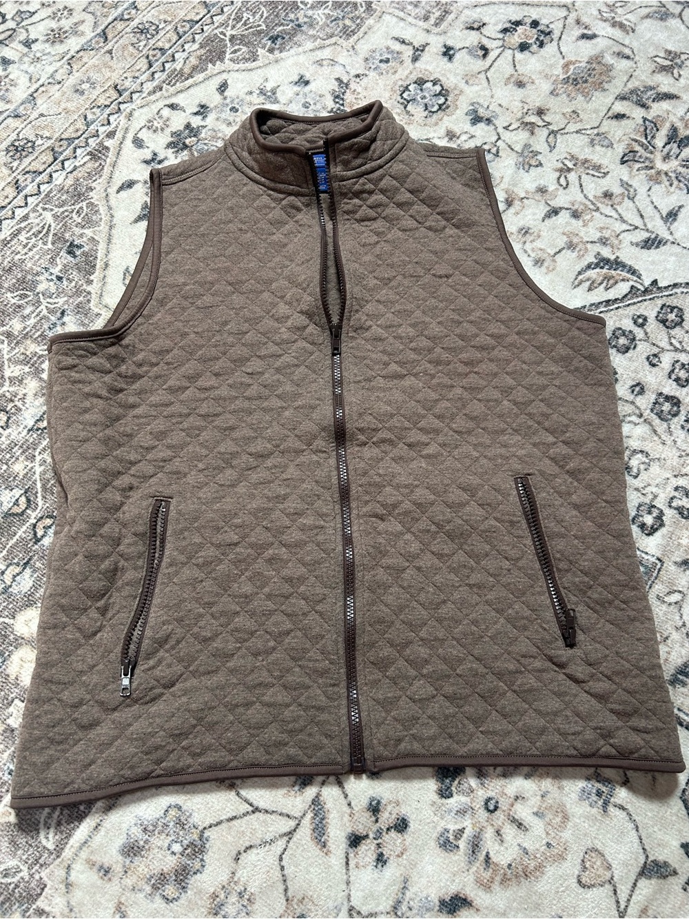 Wilkens Bros Brown Quilted Men's Vest